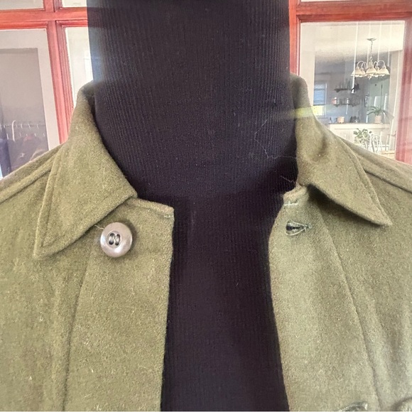Vintage US Army 1970's Olive Green 108 Shirt Man’s Field X Small - Picture 12 of 13